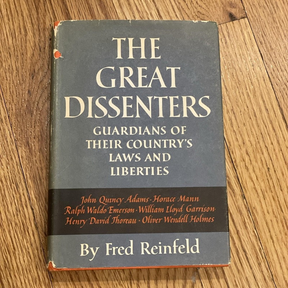 1959 The Great Dissenters Book Fred Reinfeld 1st Printing Dust jacket Hardcover